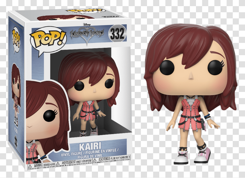 Kairi Pop Vinyl Figure Kingdom Hearts Funko Pop Kairi, Doll, Toy, Barbie, Figurine Transparent Png