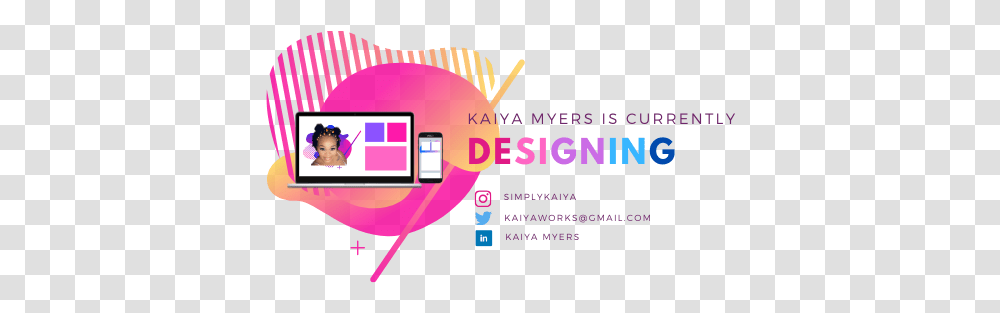 Kaiya Myers Purple Banner, Person, Human, Graphics, Art Transparent Png