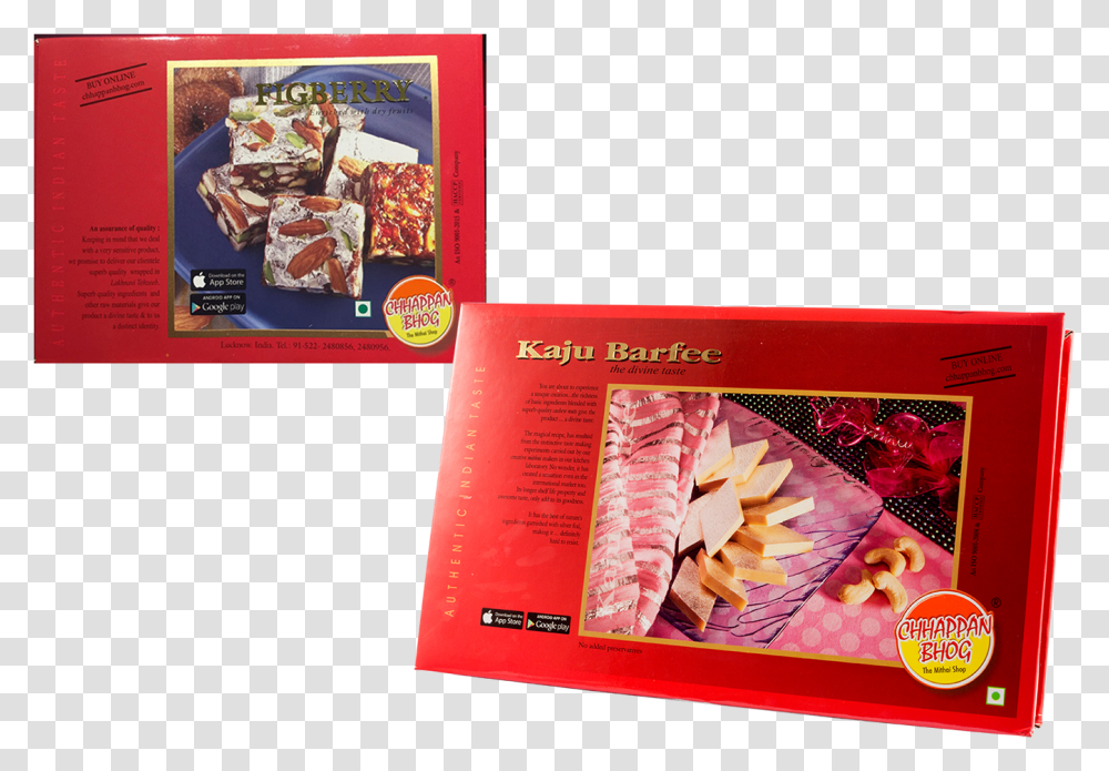 Kaju Burfi 500g Amp Figberry Bite 6 Pcs Snack, Flyer, Poster, Paper, Advertisement Transparent Png