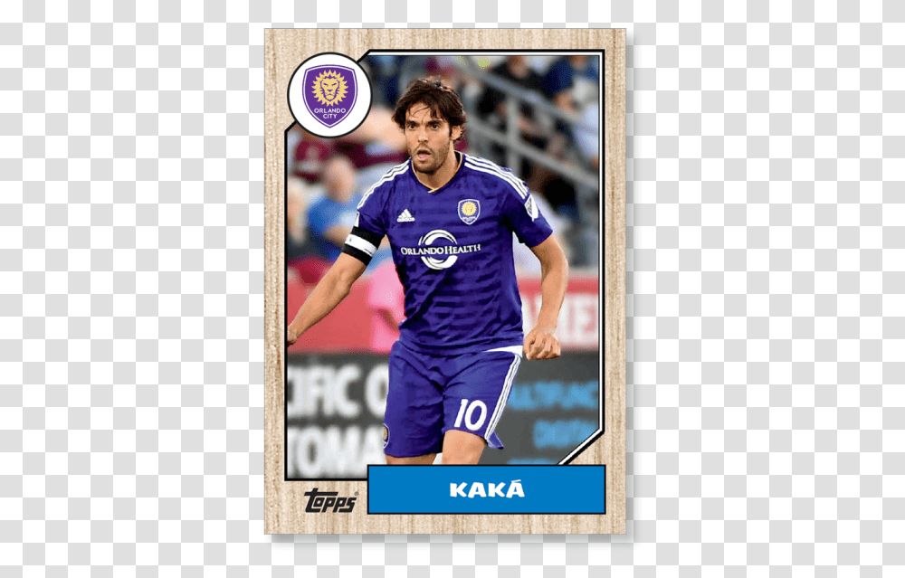 Kaka 2017 Topps Mls Throwback Topps Poster Player, Person, Sphere, People Transparent Png
