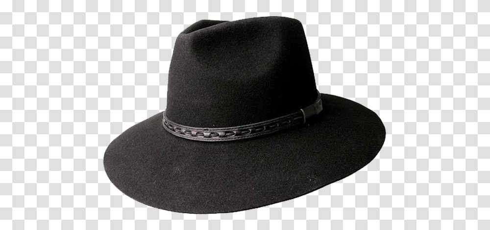 Kakadu Taree Hat In Black Wool Felt Stetson Bat Masterson Hat, Clothing, Apparel, Baseball Cap, Cowboy Hat Transparent Png