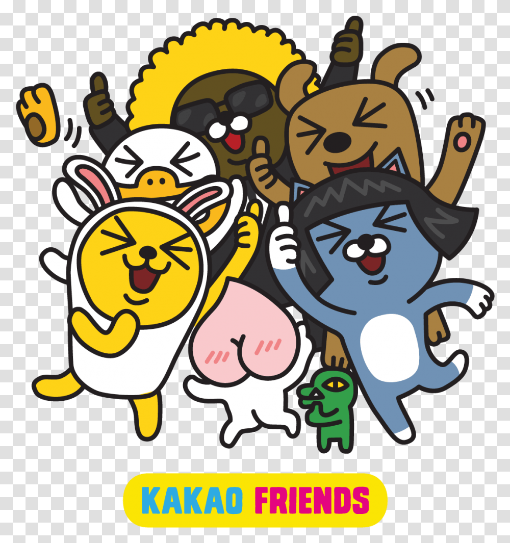 Kakao Friends Logo, Label Transparent Png