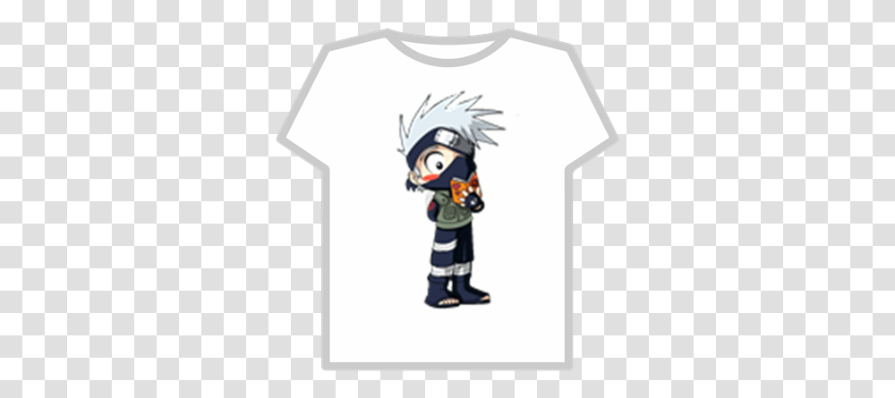 Kakashi Hatake Chibi Naruto Roblox Roblox Blue And Black Motorcycle T Shirt, Clothing, Text, T-Shirt, Person Transparent Png