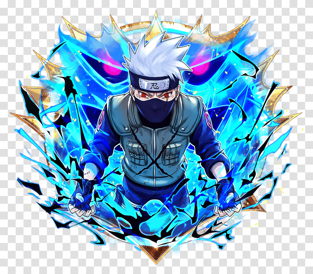 Kakashi Hatake Naruto Blazing 7 Star Kakashi, Person, Graphics, Art, Lighting Transparent Png