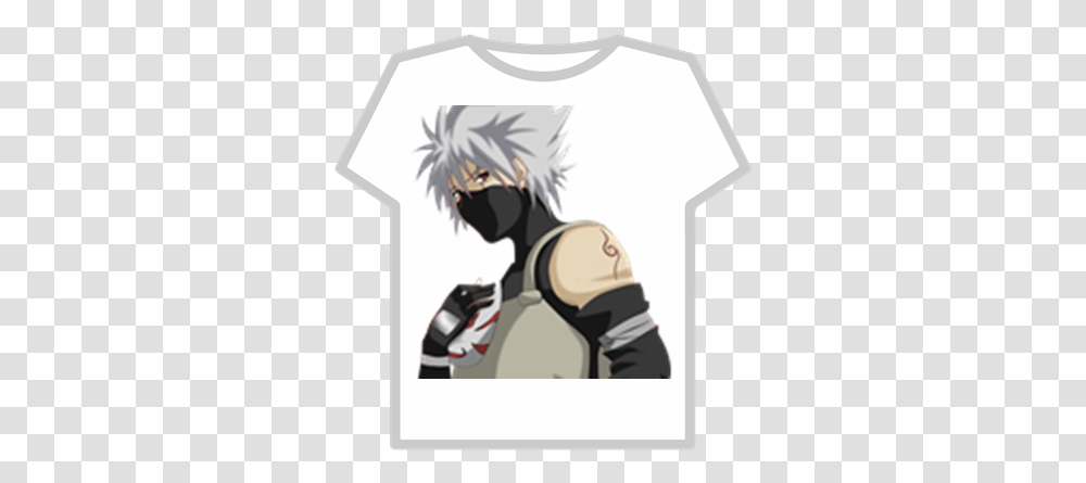 Kakashi Hatake T Shirt Roblox Kakashi Anbu, Manga, Comics, Book, Clothing Transparent Png