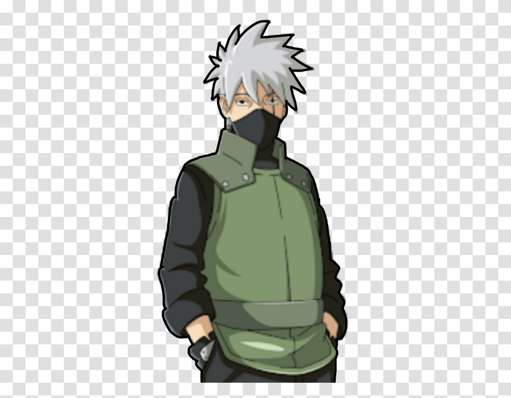 Kakashi Kakashihakate Hatake Hatakekakashi, Apparel, Ninja, Coat Transparent Png