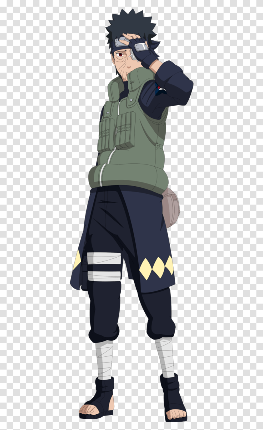 Kakashi Standing, Person, Coat, Hood Transparent Png