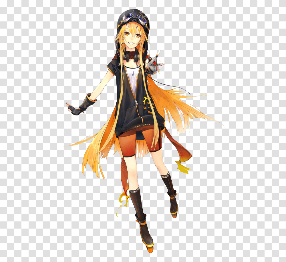 Kaku San Sei Million Arthur Warrior Orange Hair Anime Girl, Manga, Comics, Book, Helmet Transparent Png