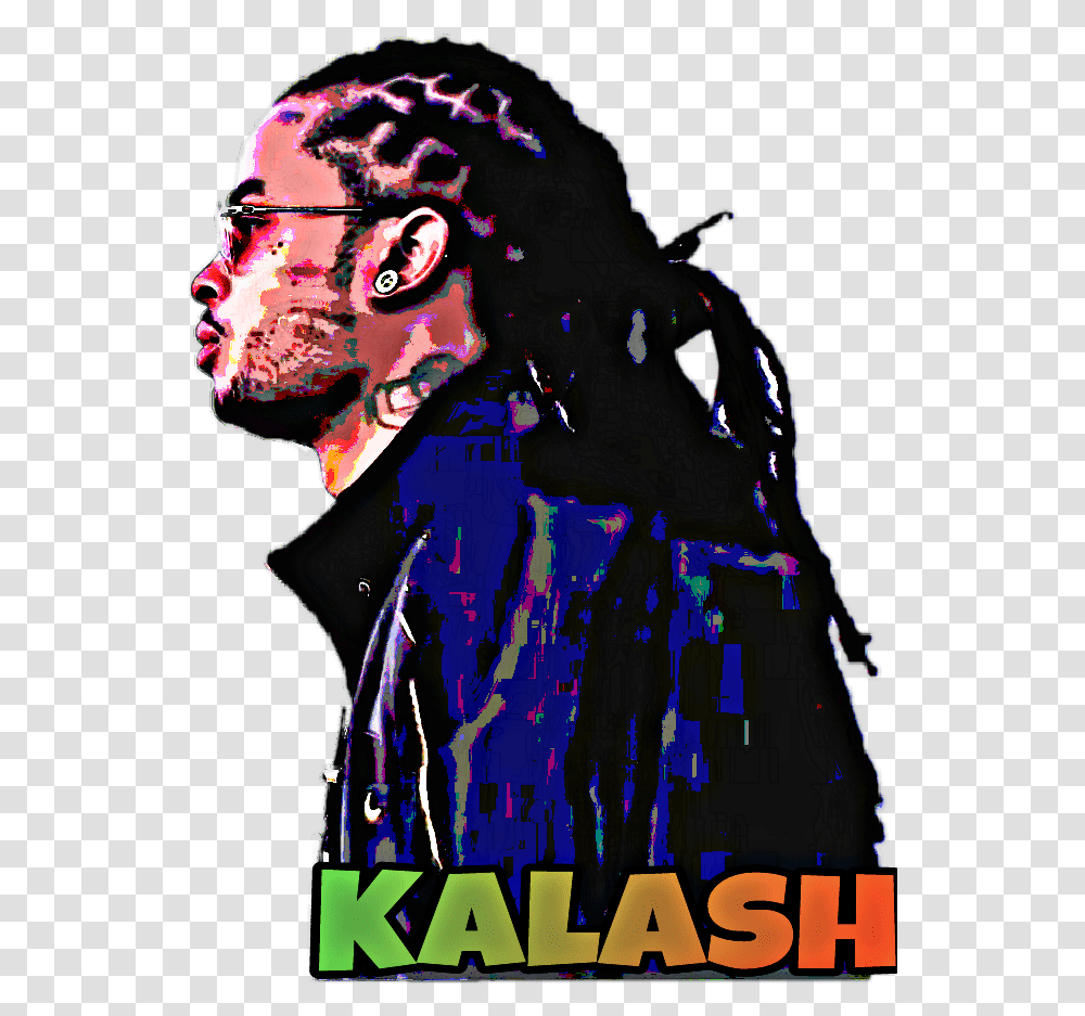 Kalash Kalash Rap Reggae Artist Dancehall French Poster, Person, Human, Modern Art Transparent Png