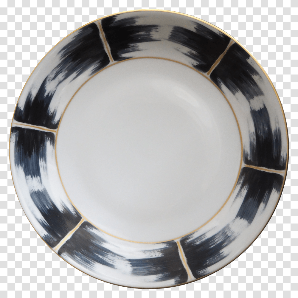 Kaleidoscope Dinner Plate Blue Black And Gold Plate Transparent Png