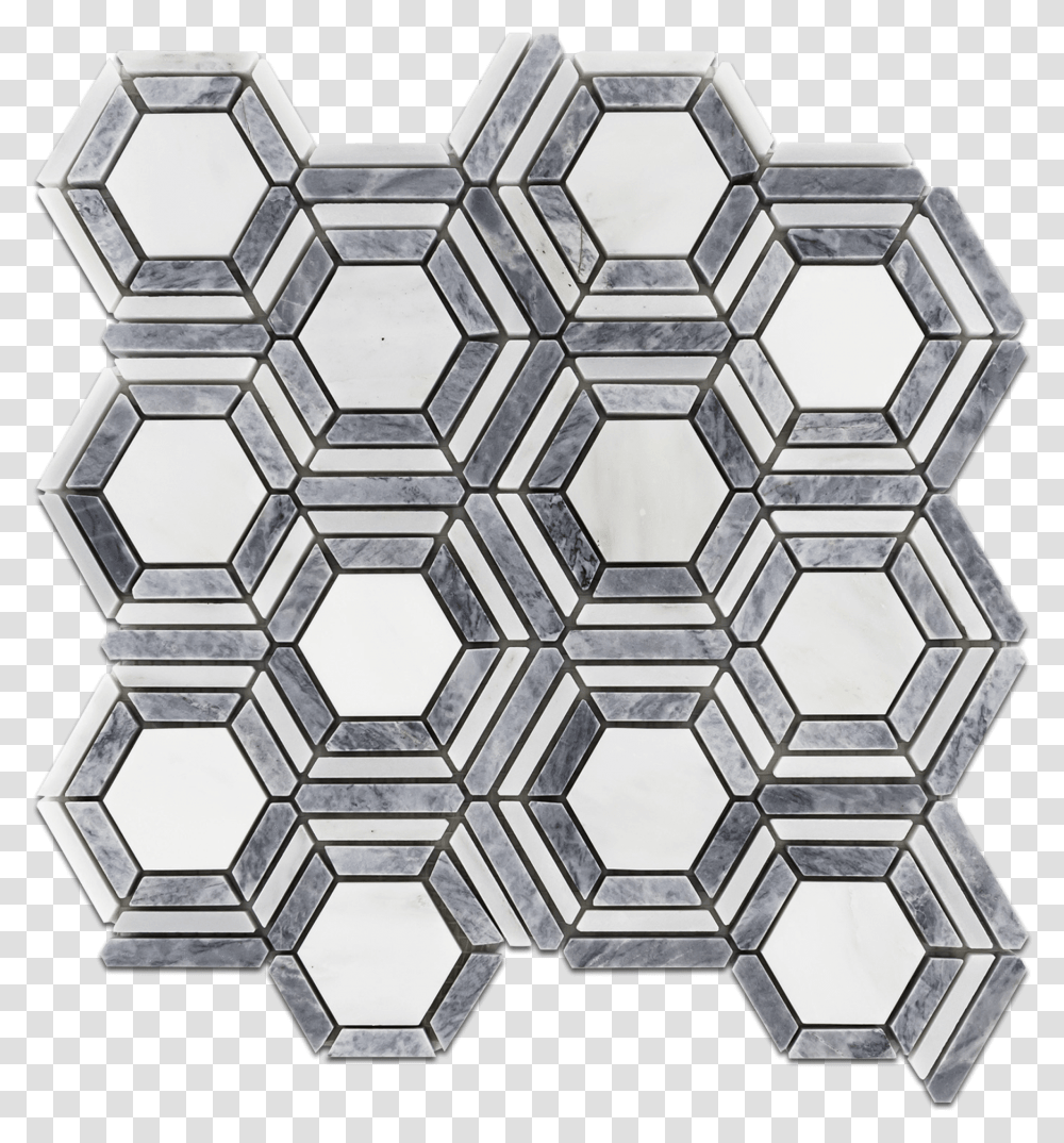 Kaleidoscope Pearl White With Pacific Gray Honed Monochrome, Pattern, Soccer Ball, Football, Team Sport Transparent Png