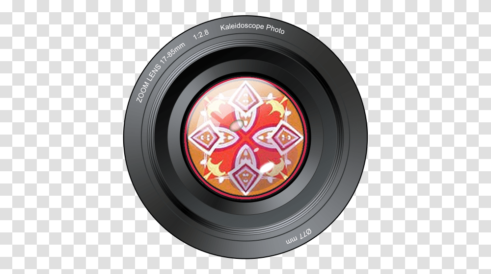 Kaleidoscope Photo Camera Lens, Electronics Transparent Png
