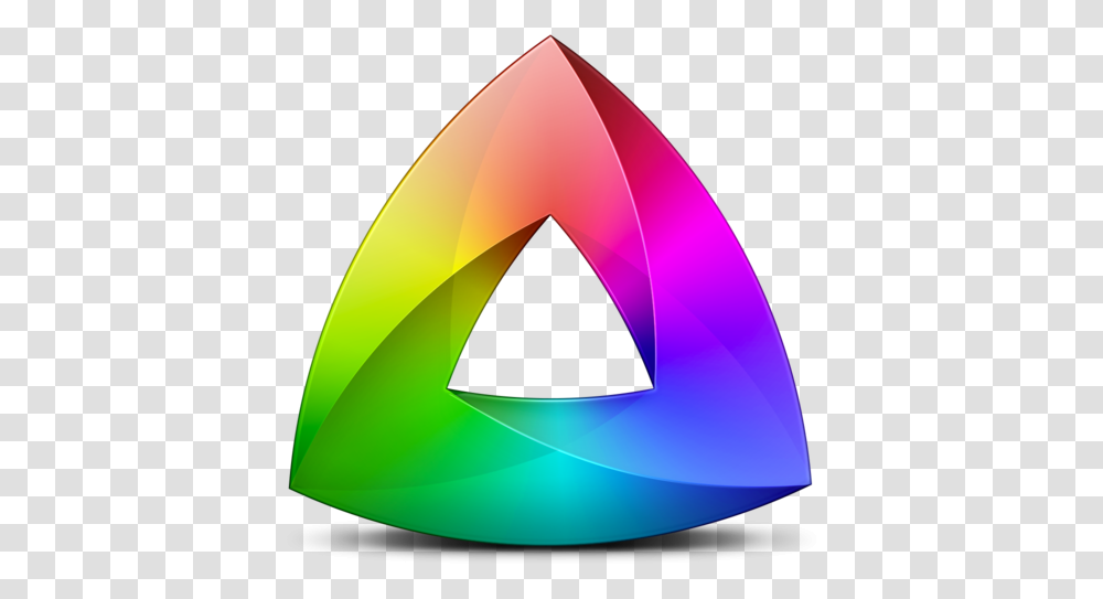 Kaleidoscope - Icon Apple Inspires Me App Kaleidoscope Icon, Lamp, Triangle Transparent Png