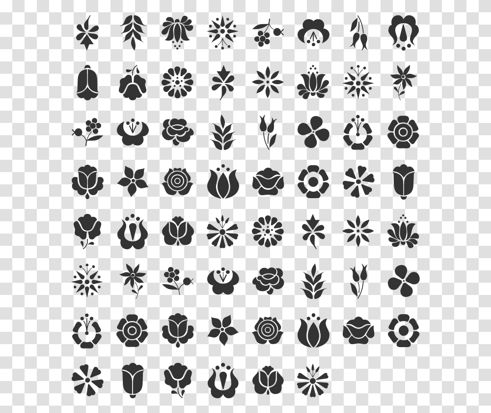 Kalocsai Flowers, Rug, Outdoors, Snowflake, Pattern Transparent Png