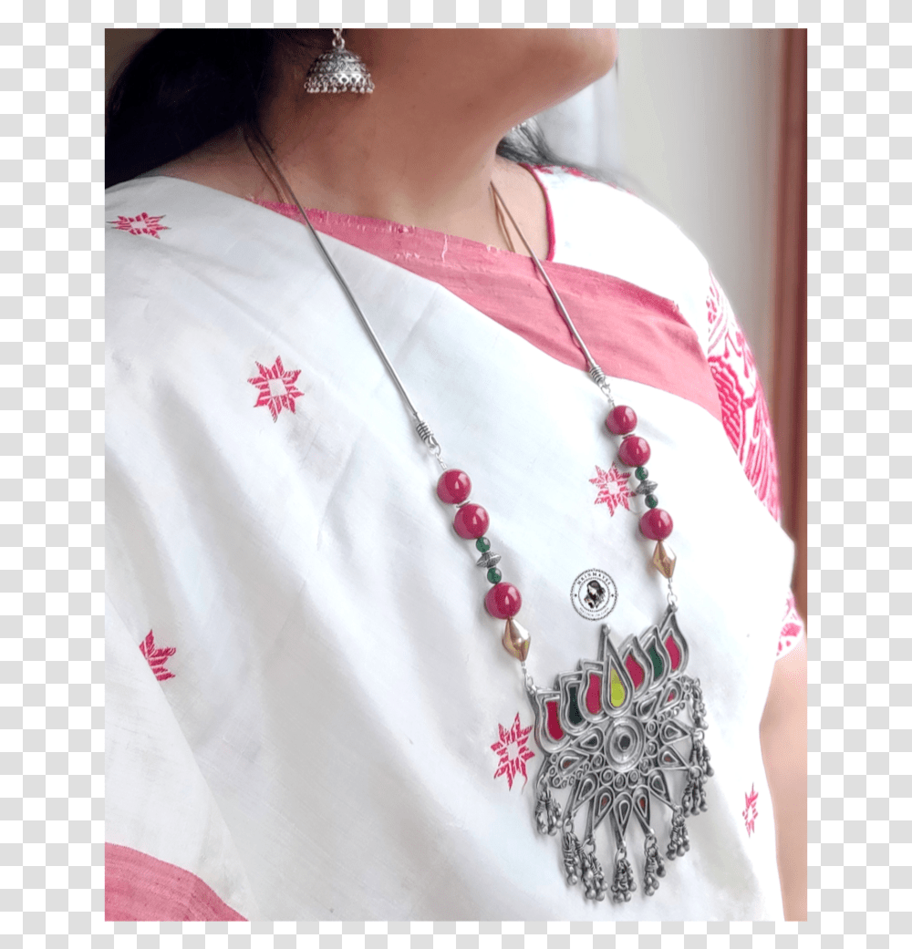 Kamalmodel Web Embroidery, Person, Human, Necklace, Jewelry Transparent Png
