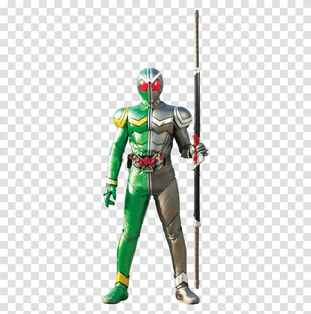 Kamen Rider Double Cyclone Trigger, Costume, Person, Female, Armor Transparent Png