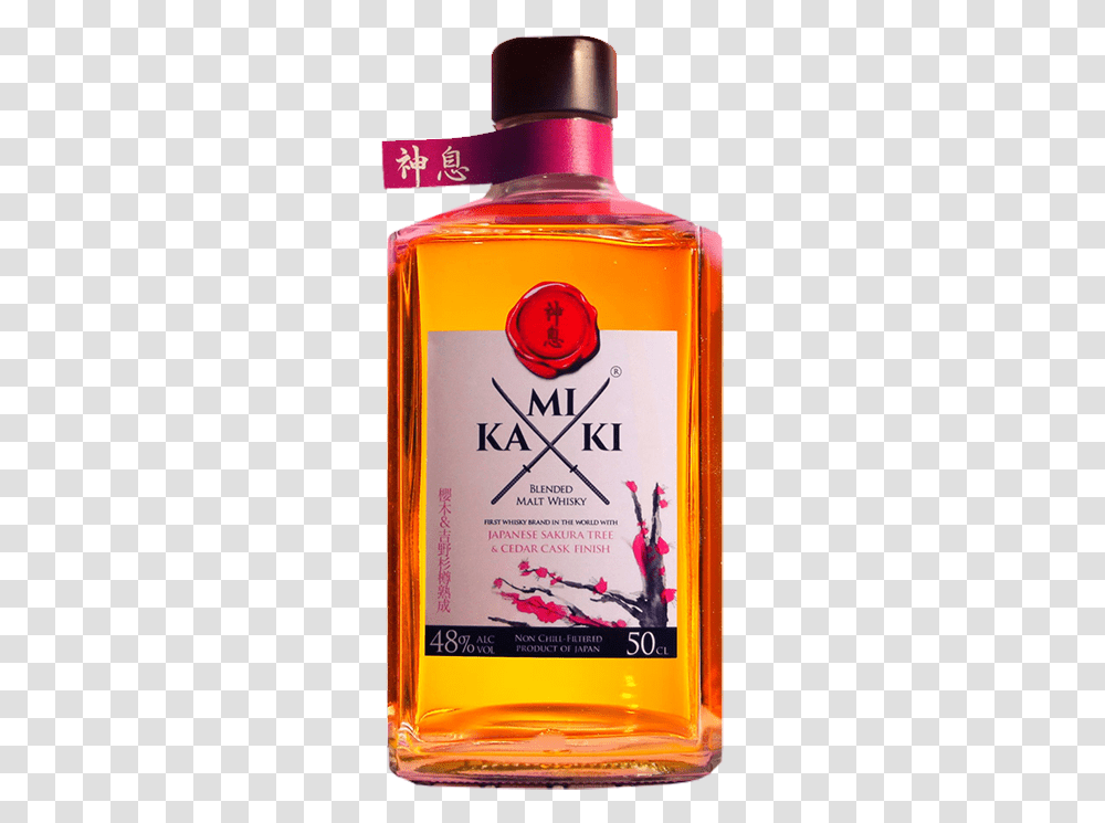 Kamiki Sakura Whisky Kamiki Sakura Blended Malt Whisky, Liquor, Alcohol, Beverage, Drink Transparent Png