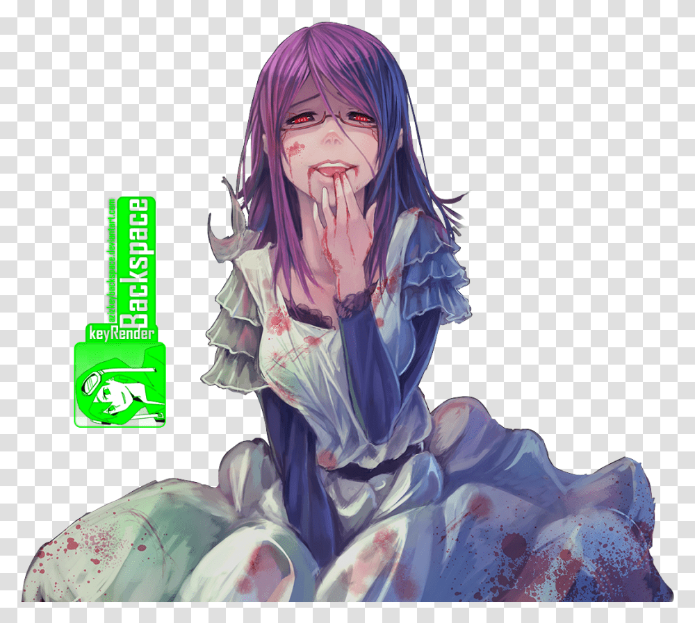 Kamishiro Rize Tokyo Ghoul Render By Azizkeybackspace Rize Tokyo Ghoul, Person Transparent Png