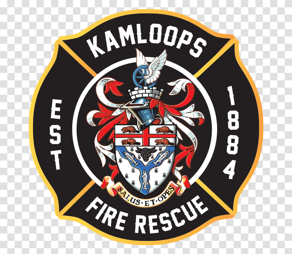 Kamloops Fire Rescue Unveils New Logo This Week Michigan State Fire Marshal, Symbol, Trademark, Emblem, Badge Transparent Png