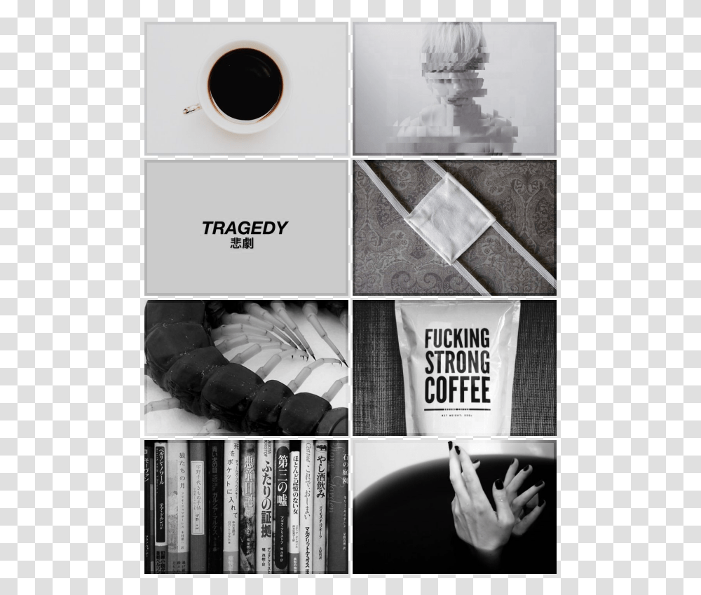 Kaneki Ken Tokyo Ghoul Mood Board, Collage, Poster, Advertisement, Person Transparent Png