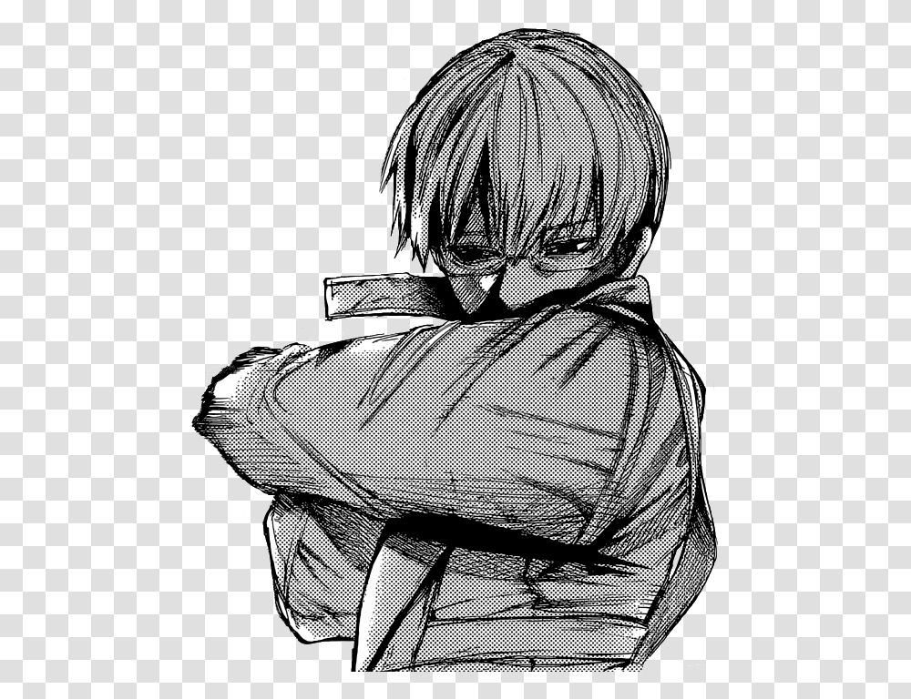 Kaneki The Oek Oneeyeking Twitter Kishou Arima Manga, Helmet, Clothing, Person, Comics Transparent Png