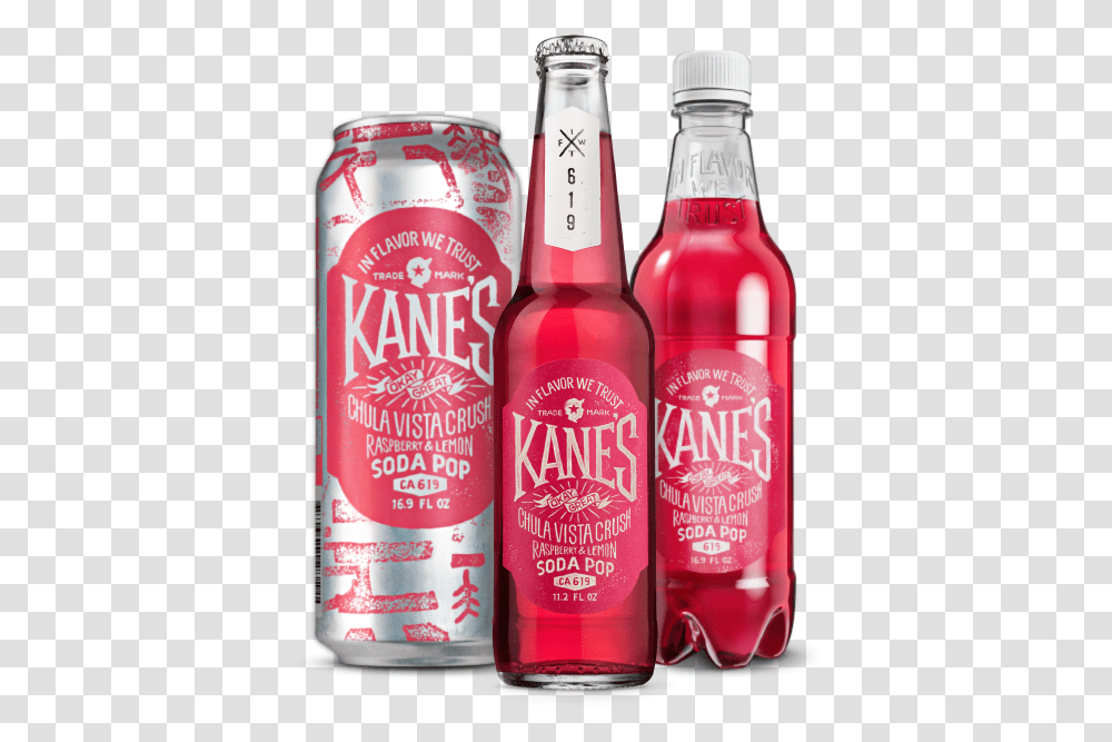 Kanes Soda Pop, Beverage, Alcohol, Bottle, Liquor Transparent Png
