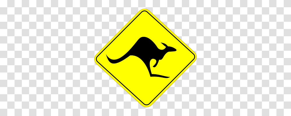 Kangaroo Transport, Road Sign Transparent Png