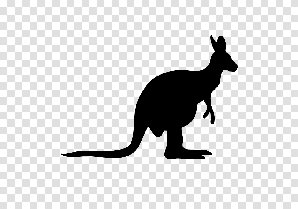 Kangaroo Animal Silhouette Free Illustrations, Gray, World Of Warcraft Transparent Png