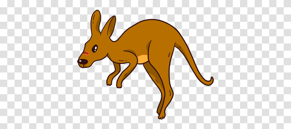 Kangaroo Baby Ear Tail Leg Cartoon Kangaroo Background, Animal, Mammal, Wallaby, Horse Transparent Png