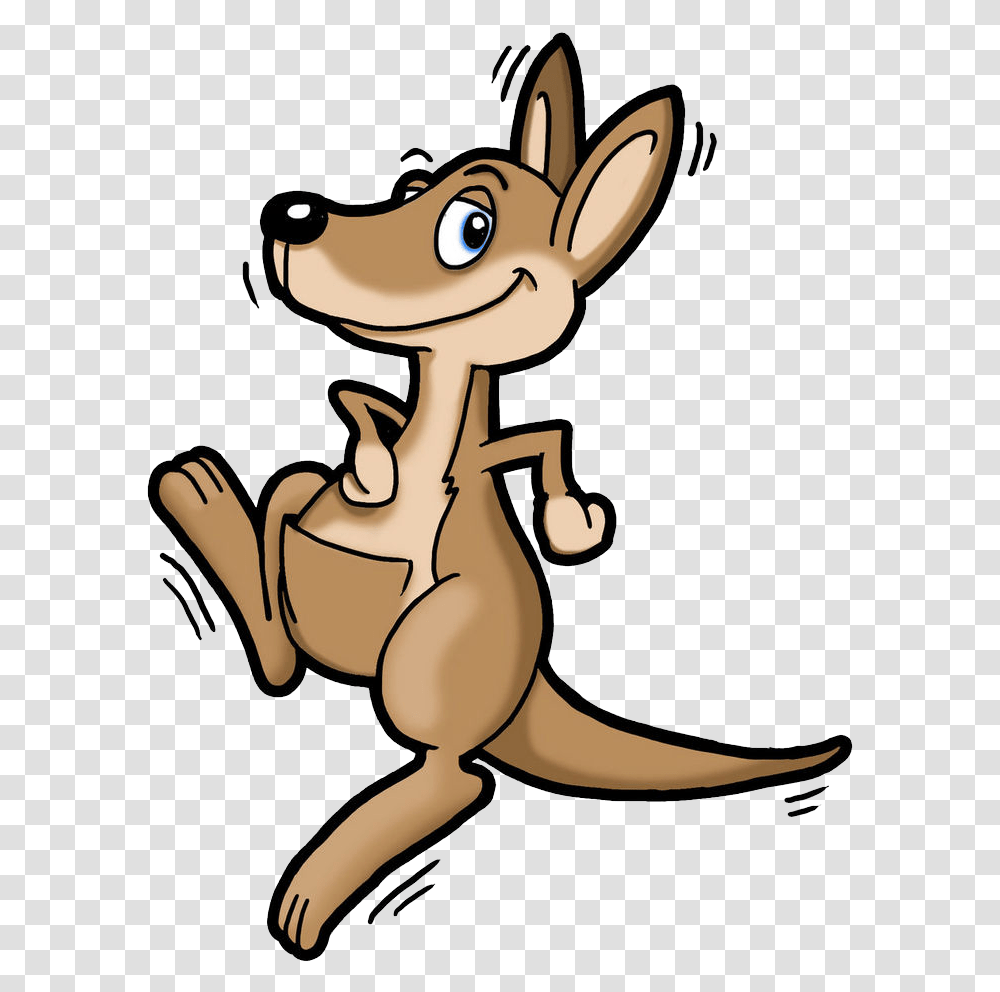Kangaroo Cartoon High Background Kangaroo Cartoon, Animal, Mammal, Wildlife, Wallaby Transparent Png