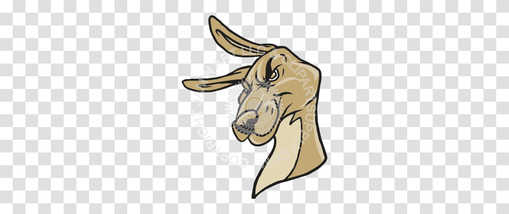Kangaroo Clipart Head, Mammal, Animal, Donkey, Wildlife Transparent Png