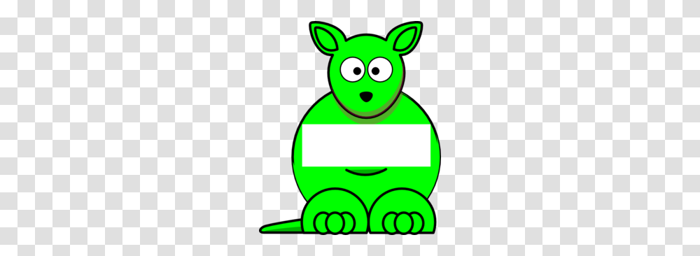 Kangaroo Clipart, Green, Logo Transparent Png