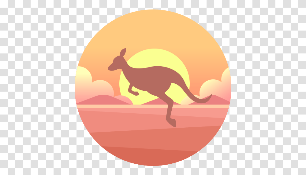 Kangaroo Free Animals Icons Kangaroo Australia Icon, Mammal, Wallaby Transparent Png