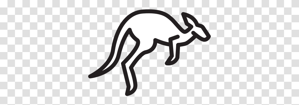 Kangaroo Free Icon Of Selman Icons Kangaroo Icon, Animal, Mammal, Wildlife, Gazelle Transparent Png