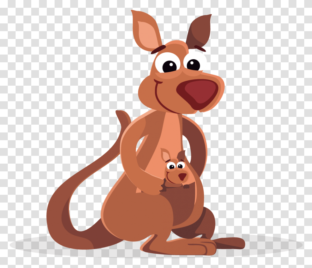 Kangaroo Free To Use Clipart Kangaroo Baby In Bag, Mammal, Animal, Wallaby, Wildlife Transparent Png