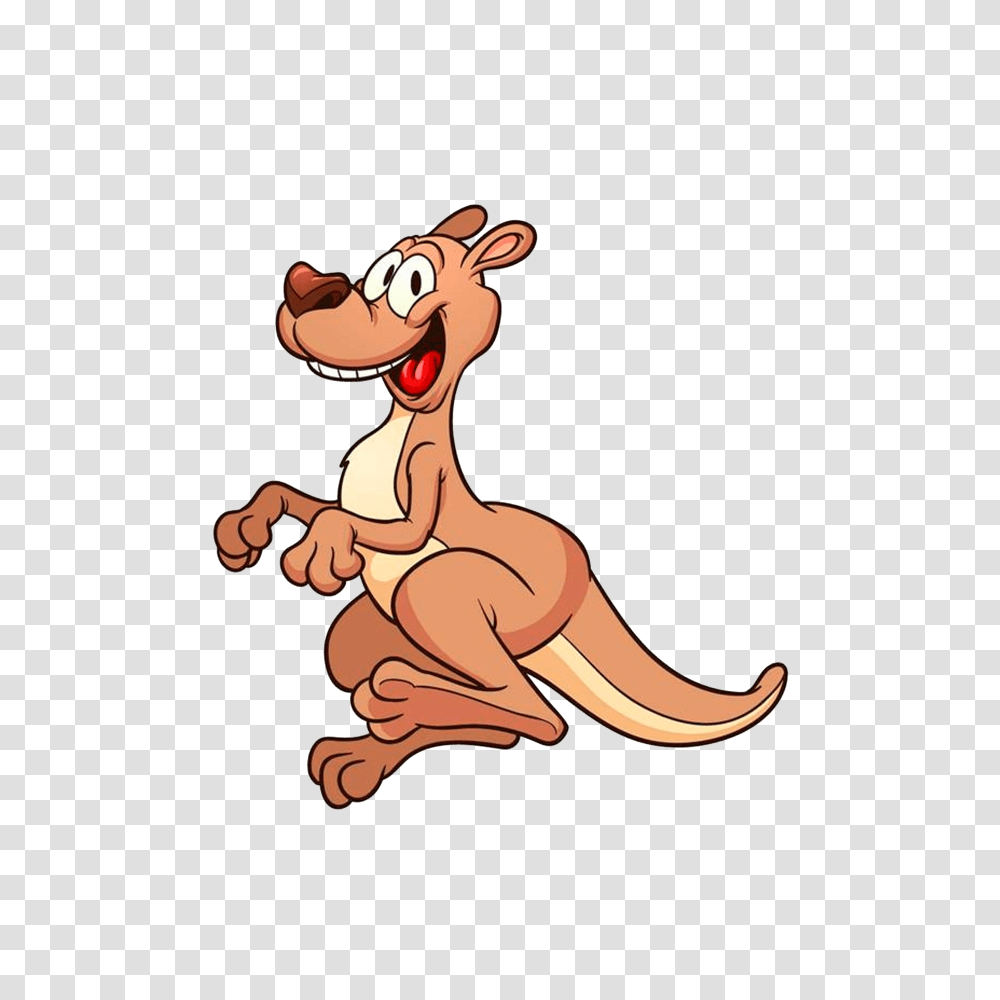 Kangaroo Jumping Clip Art, Animal, Mammal, Wallaby, Kneeling Transparent Png