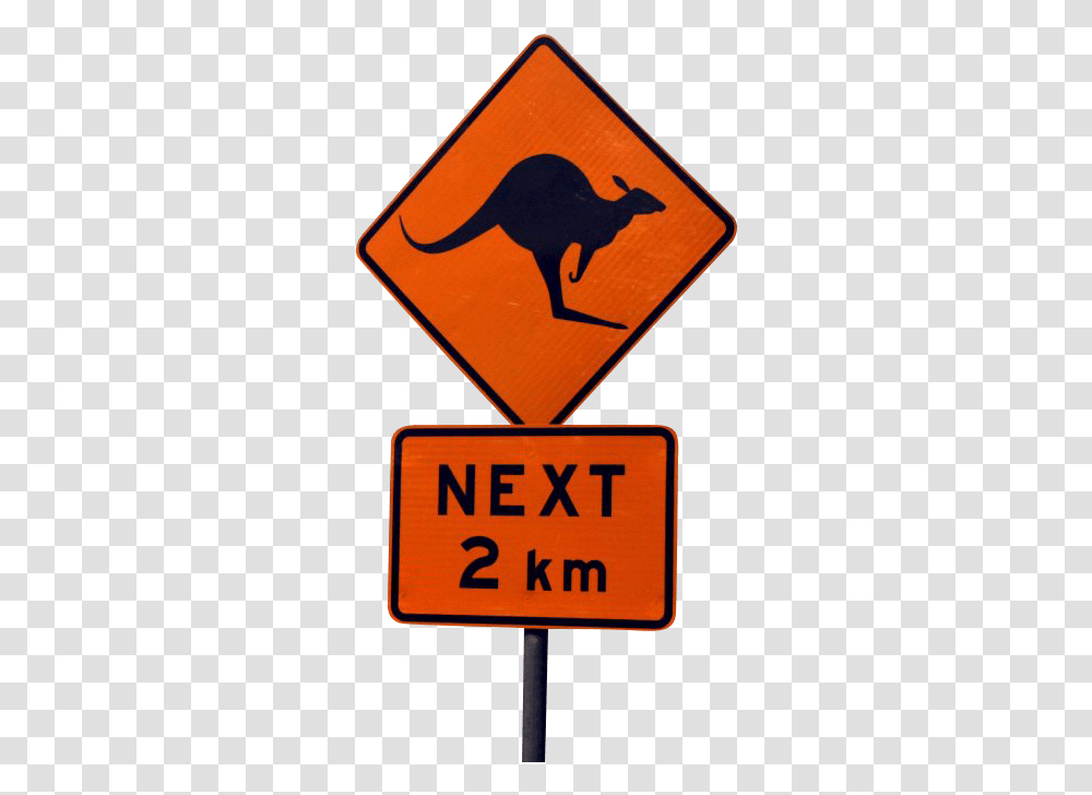 Kangaroo Warning Background, Sign, Road Sign Transparent Png