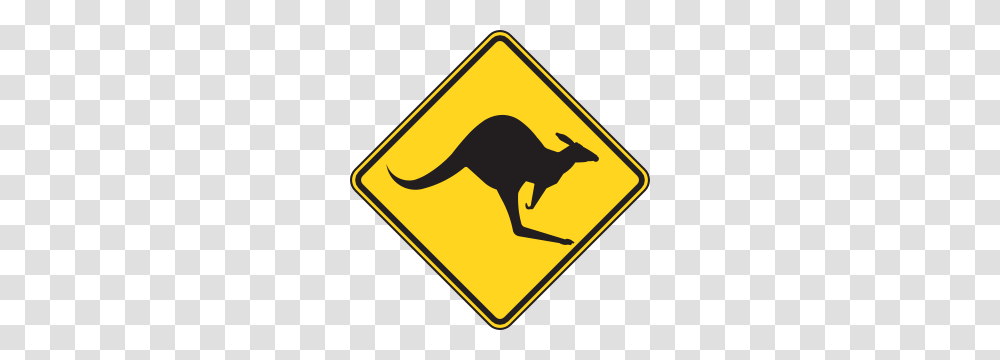 Kangaroo Warning Sign Clip Art For Web, Animal, Mammal, Wallaby Transparent Png