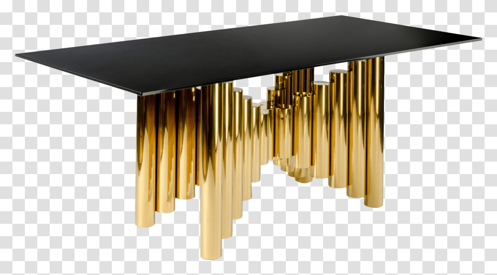 Kanika Rectangular Gold Dining Table Glass Round Table, Musical Instrument, Furniture Transparent Png