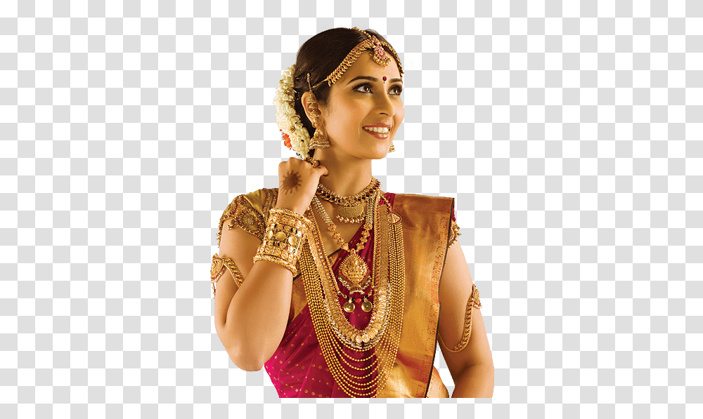 Kannadikabridepng 425548 Pixels Gold Worn Right Bridal Jewellery Model, Clothing, Apparel, Necklace, Jewelry Transparent Png