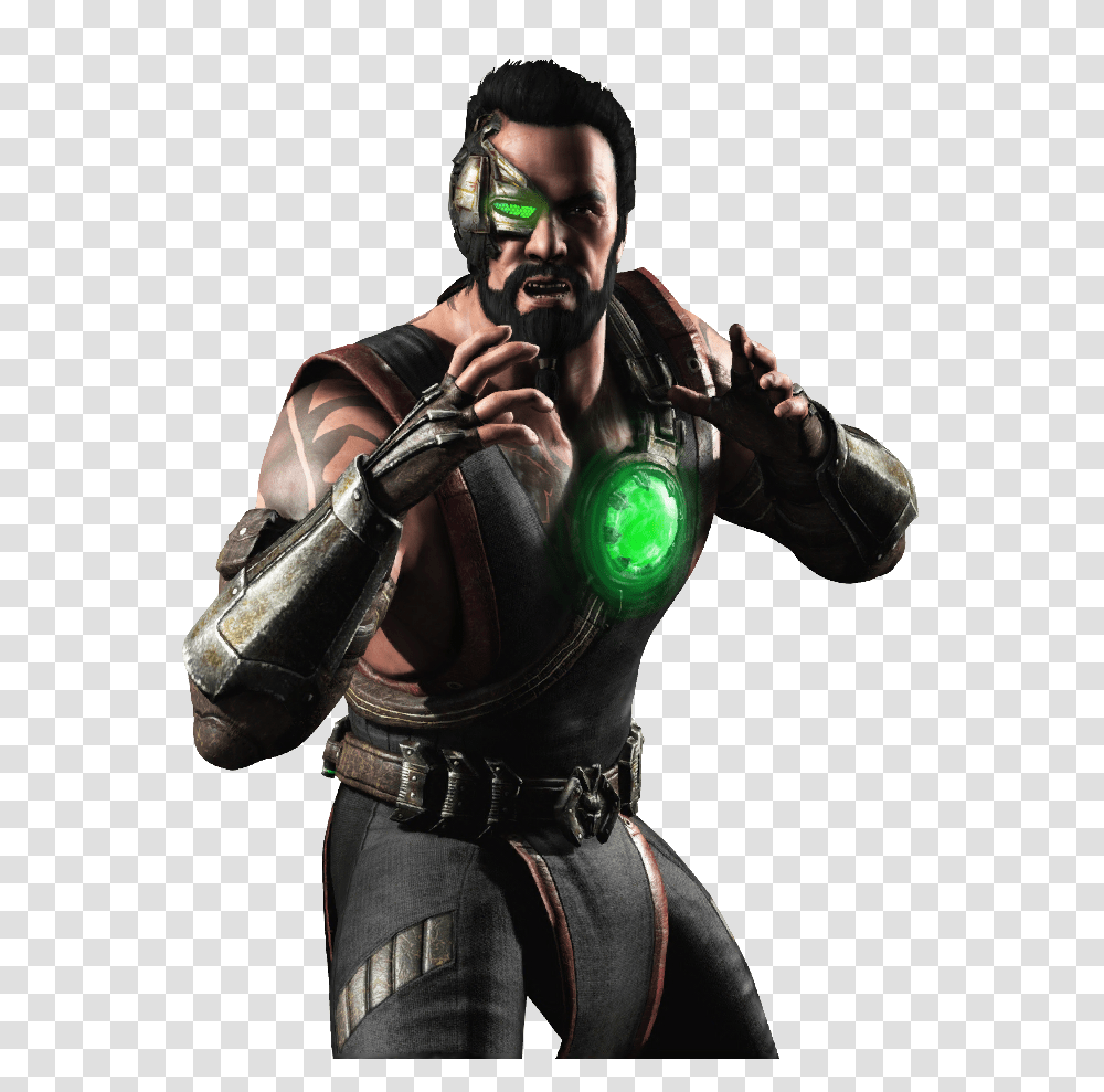 Kano The Black Dragon Member From The Mortal Kombat Series, Person, Human, Weapon, Weaponry Transparent Png