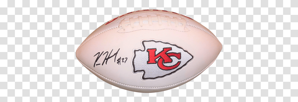 Kansas City Chiefs Logo Patrick Mahomes Autographed Football, Sport, Sports, Rugby Ball, Baseball Cap Transparent Png