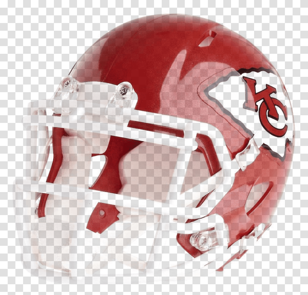 Kansas City Chiefs Riddell Mini Speed Football Helmet Riddell, Apparel, Crash Helmet, American Football Transparent Png