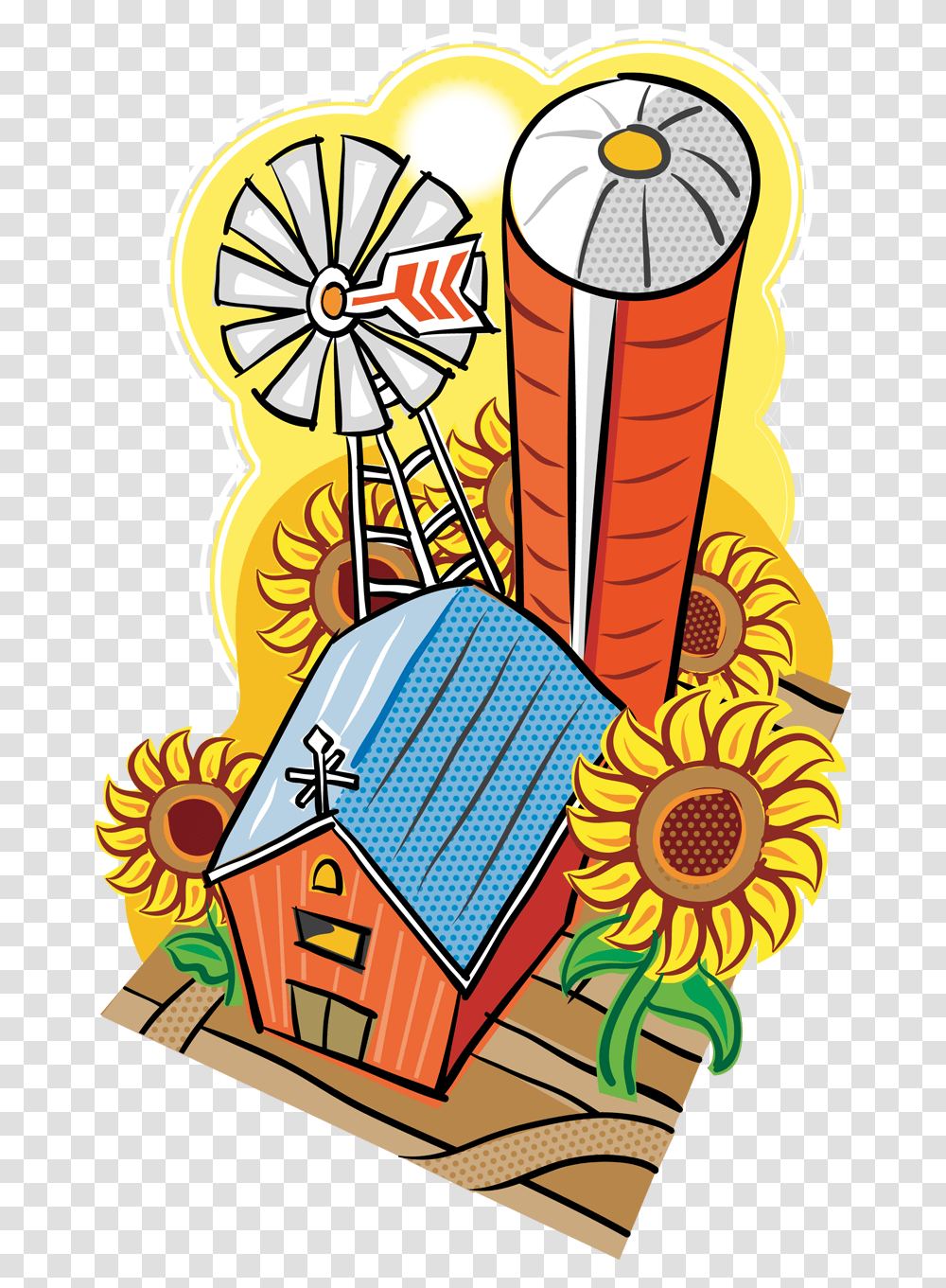 Kansas Clipart, Building, Flower, Plant Transparent Png