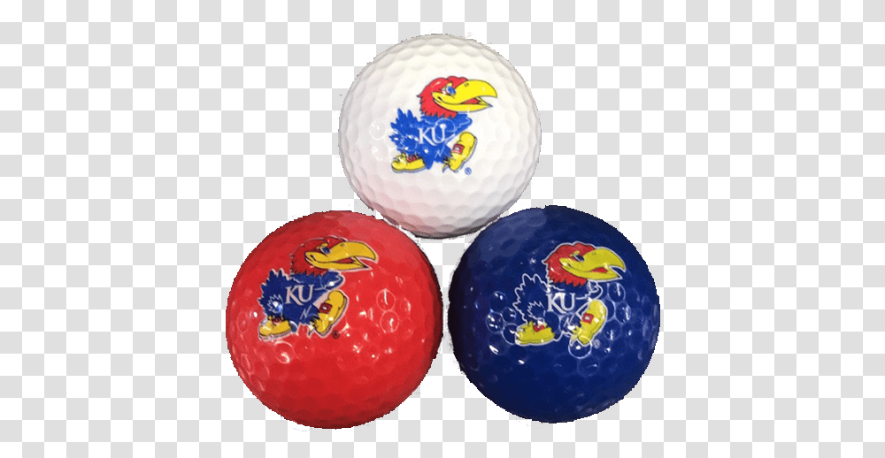 Kansas Jayhawks Golf Ball 3 Pack Inflatable, Sport, Sports, Egg, Food Transparent Png