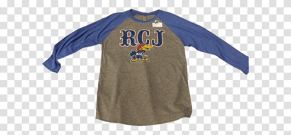 Kansas Jayhawks Rcj 1941 Baseball Tee Sweater, Apparel, Sleeve, Long Sleeve Transparent Png