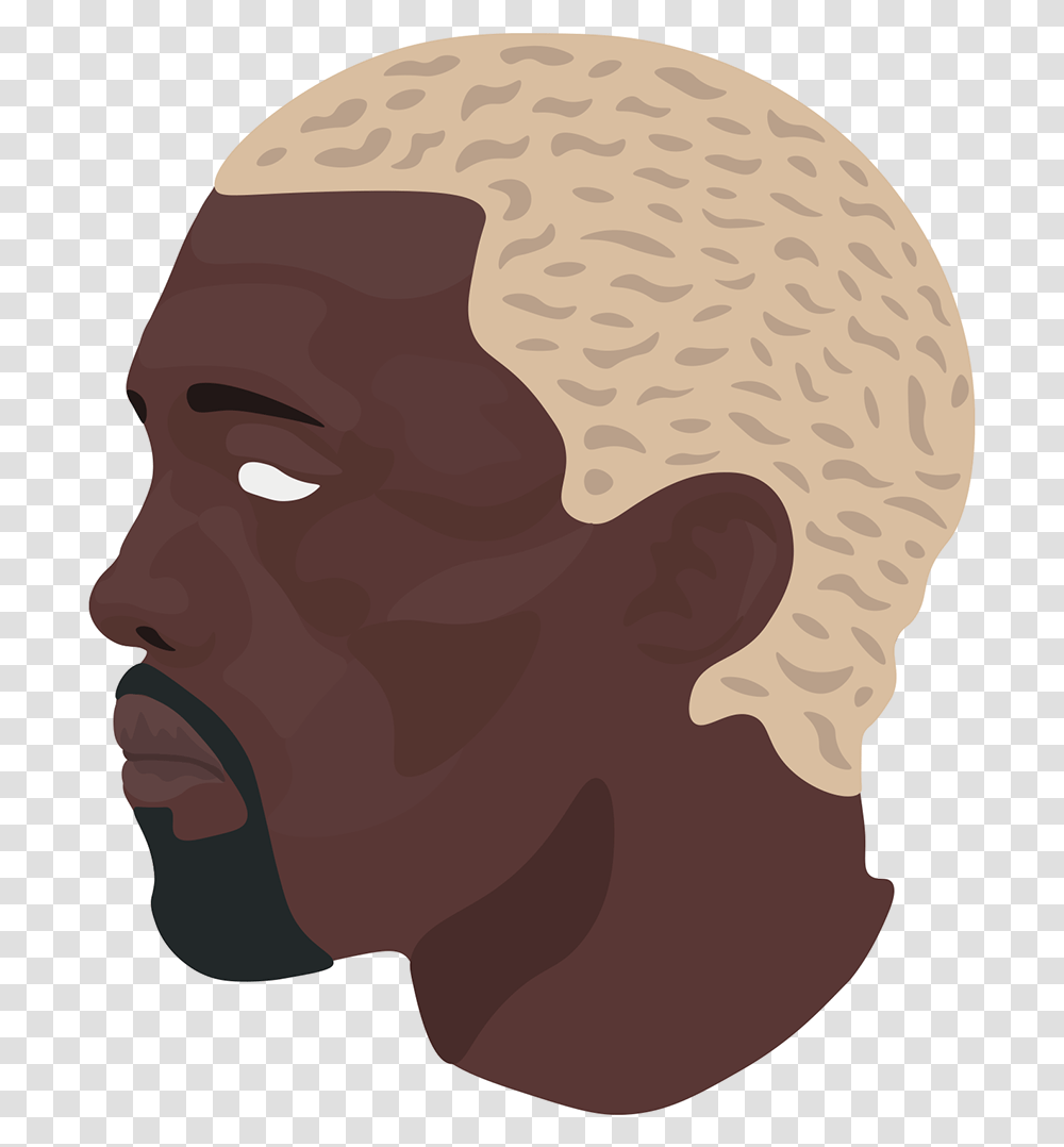 Kanye West Artwork, Head, Face, Skin, Portrait Transparent Png