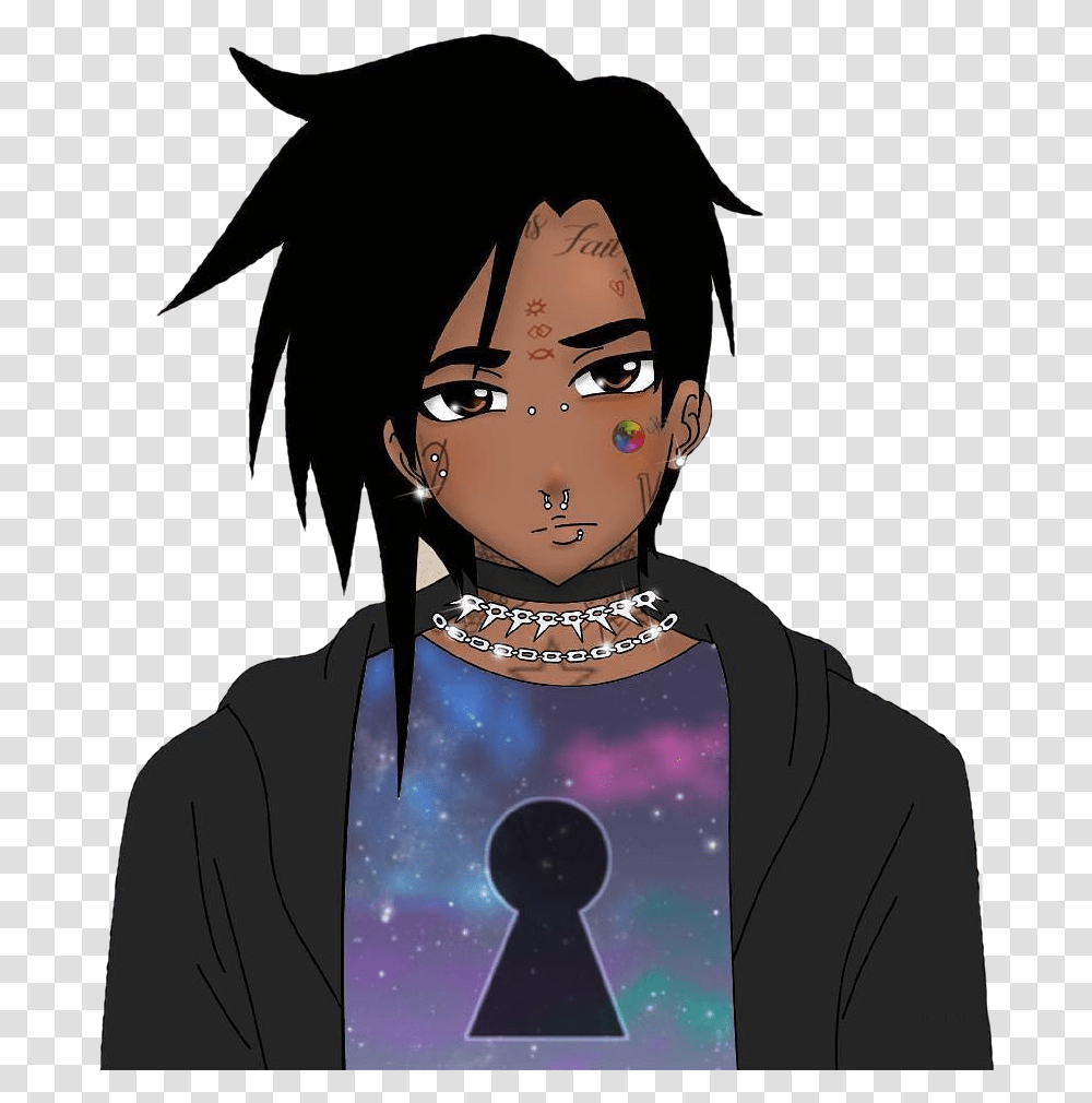 Kanye West Face Lil Uzi Vert Eternal Atake, Person, Tie Transparent Png