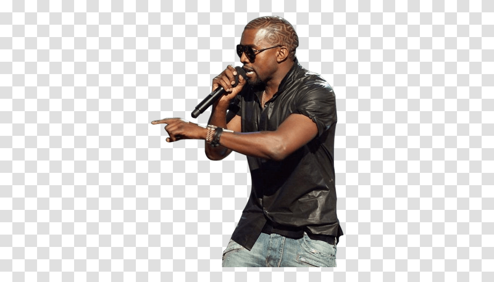 Kanye West Full Body Kanye West Imma Let You Finish Meme, Person, Skin, Microphone, Musician Transparent Png