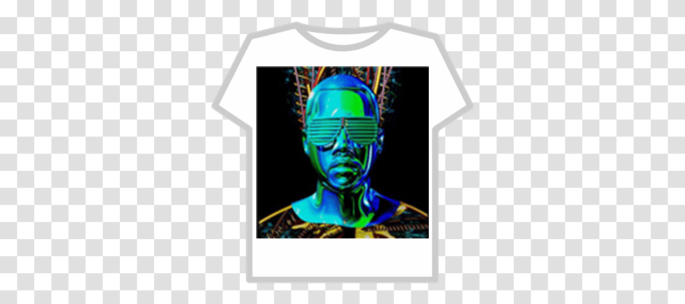 Kanye West Glow In The Dark Tour T Shirt Roblox T Shirt Roblox Hacker, Clothing, Apparel, Helmet, Sleeve Transparent Png